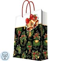 Пакет подарочный д/сувенирной продукции 140 г/м2 26x32,4x12,7см арт.93110FE