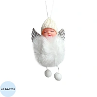 Игрушка Украшение НГ подвесное из полиэстера и АБС пластика 8х13х8см 95801