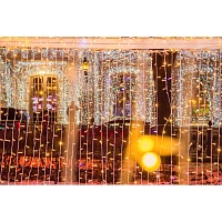 Электрогирлянда 264 LED ламп, размер 300х200 cм, тепл. белый, 1 реж. 94786