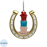 Игрушка Украшение НГ подвесное из полирезины / 2x7,5x7см арт.95510