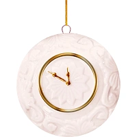 Игрушка Украшение НГ подвесное из фарфора / 7,8x2,2x8,2см арт.94951