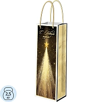 Пакет подарочный д/сувенирной продукции 250 г/м2 12,7x36x8,3см арт.95674FE