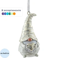 Украшение декоративное подвесное Гном, L2,5 W3 H5,5 см, 8в., 763226