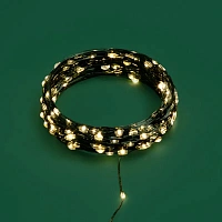 Гирлянда светодиодная Neon-Night Роса нить тёплый белый свет 200 светодиодов (20 м)