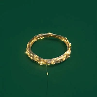 Гирлянда светодиодная Роса 10м, 100LED,цвет теплый белый,303-256