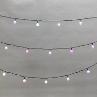 Электрогирлянда Шарики диаметр 25мм,5м,темно-зел ПВХ,25LED,RGB,IP20,303-550