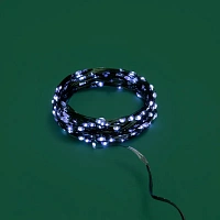 Гирлянда светодиодная Роса с контроллером 20м, 200LED, БЕЛЫЙ, IP20,303-265