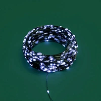 Гирлянда светодиодная Роса с контролл. 50м, 500LED, БЕЛ, IP20,230В, 303-285