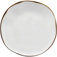 Тарелка суповая Oxford Ryo Maresia фарфор 22.5 см белая/коричневая фото Тарелка суповая Oxford Ryo Maresia фарфор 22.5 см белая/коричневая