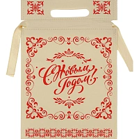 Мешочек подарочный Миленд Расписной узор (20x30x0.8 см, НУ-6245) фото Мешочек подарочный Миленд Расписной узор (20x30x0.8 см, НУ-6245)