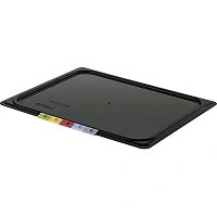 Крышка для контейнера гастроемкость 1/2 (черная) фото Крышка для контейнера гастроемкость 1/2 (черная)