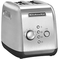 Тостер KitchenAid 5KMT221ESX на 2 тоста моторизованный, нержавеющая сталь фото Тостер KitchenAid 5KMT221ESX на 2 тоста моторизованный, нержавеющая сталь