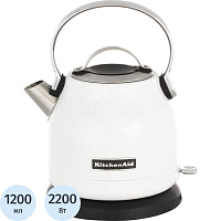 Чайник электрический KitchenAid 5KEK1222EWH белый фото Чайник электрический KitchenAid 5KEK1222EWH белый