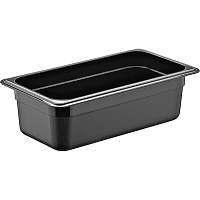 Гастроемкость 1/3 h=100 мм. 3 л. п/п черная GP, 76763 фото Гастроемкость 1/3 h=100 мм. 3 л. п/п черная GP, 76763