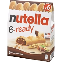 Печенье Нутелла B-ready нач из орех пасты с доб. какао и хруст.шарик, 132г