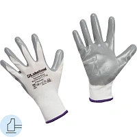 Перчатки защит. полиэфирн. Lakeland SpiderGrip 7-2103 с нитр.покр. р.L
