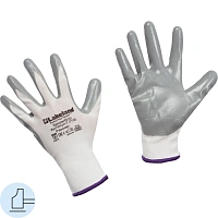 Перчатки защит. полиэфирн. Lakeland SpiderGrip 7-2103 с нитр.покр. р.XL
