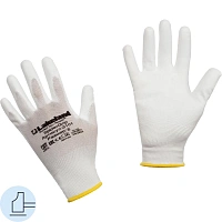 Перчатки рабочие защитные Lakeland SpiderGrip 3101 полиэфирные с полиуретановым покрытием белые (13 класс, размер XL, 5 пар в упаковке, 3101)
