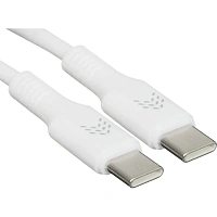 Кабель зарядный Rocket Flex TPE USB-C/USB-C 1 м,белый (RDC511WH01FL-CC) фото Кабель зарядный Rocket Flex TPE USB-C/USB-C 1 м,белый (RDC511WH01FL-CC)