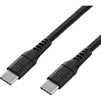 Кабель зарядный Rocket Contact ткан.оплётка USB-C/USB-C 1м(RDC512BL01CT-CC) фото Кабель зарядный Rocket Contact ткан.оплётка USB-C/USB-C 1м(RDC512BL01CT-CC)