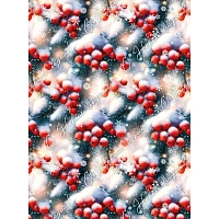 Бумага упаковочная Magic Pack мелованная разноцветная 80 г/кв.м (1 рулон, 70х100 см, 95224)