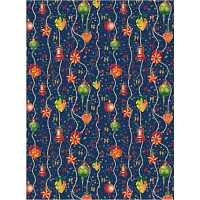 Бумага упаковочная для сувенирной продукции  80 г/м2 / 100х70 арт.95232