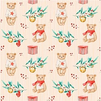 Бумага упаковочная Magic Pack мелованная разноцветная 80 г/кв.м (1 рулон, 70х100 см, 91589)