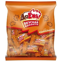 Конфеты ДаЁжъ вафельные мини с карамелью, арахисом и криспи, пакет 1кг фото Конфеты ДаЁжъ вафельные мини с карамелью, арахисом и криспи, пакет 1кг
