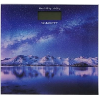Весы напольные Scarlett SC-BS33E022 синие с рисунком