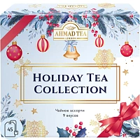 Чай Ahmad Tea Праздничная коллекц,ассорт, пак в конв,9вкус,45пак (N077) НГ