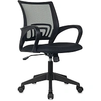 Кресло БР Комус Мебель EChair-396 сетка/ткань,черный,пластик