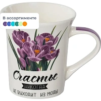 Кружка 310мл, МИКС 2 ДЕКОРА, NEW BONE CHINA,СЧАСТЬЕ 135-08043 фото Кружка 310мл, МИКС 2 ДЕКОРА, NEW BONE CHINA,СЧАСТЬЕ 135-08043