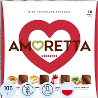 Конфеты Amoretta Desserts Mieszko шоколадные пралине ассорти вкусов, 106г