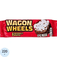 Печенье бисквитное Wagon Wheels Original с суфле 220 г фото Печенье бисквитное Wagon Wheels Original с суфле 220 г
