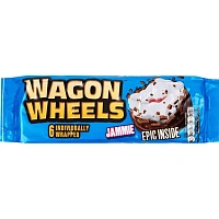 Печенье Wagon Wheels Jammie бисквитное с суфле и джемом, 228,6г фото Печенье Wagon Wheels Jammie бисквитное с суфле и джемом, 228,6г