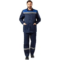 Костюм рабочий летний муж. л16-КБР с СОП син/вас (р.40-42) 170-176