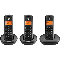 Радиотелефон Motorola DECT E203 (цвет Черный) (кмпл 3 трубки) фото Радиотелефон Motorola DECT E203 (цвет Черный) (кмпл 3 трубки)