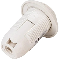 Патрон Е14-ППК пластиковый с прижимным кольцом IN HOME