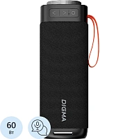 Акустическая система Digma D-PS1522 черный 60W 2.0 BT 10м 3000mAh (PS1522B)