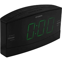 Радиобудильник Hyundai H-RCL238 черный LCD подсв:белая часы:цифровые FM фото Радиобудильник Hyundai H-RCL238 черный LCD подсв:белая часы:цифровые FM
