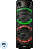 Акустическая система Digma D-MC1720 черный 80Вт/FM/USB/BT/micro SD
