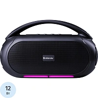 Акустическая система Defender Beatbox 12 12Вт, BT/FM/USB/TF/MIC/RGB