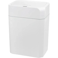 Ведро мусорное Kitchen Joy сенсорное пластиковое белое 12л_KJ-JAH6115