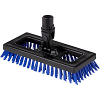 Щетка скраб SYR Deck Scrubber для плитки на шарнире синяя 24см_BK_920034 фото Щетка скраб SYR Deck Scrubber для плитки на шарнире синяя 24см_BK_920034