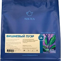 Чай листовой NIKTEA "Вишневый пуэр" черный с ароматом вишни, 250 г, TNIKTE-L00042 фото Чай листовой NIKTEA "Вишневый пуэр" черный с ароматом вишни, 250 г, TNIKTE-L00042