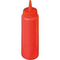 Емкость для соуса диспенсер 240 мл. красная