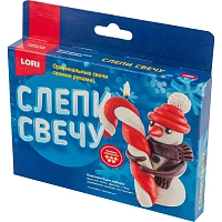 Набор для творчества Слепи свечу Снеговик с карамелью НГ ,Пз/С-017