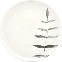 Тарелка мелкая FLAT Shape SAMAMBAIA 26см Oxford 136234, AO02-1C01