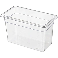 Гастроемкость GN 1/3,поликарбонат,6,9л,,H=20,L=32,5,B=17,6см,прозр