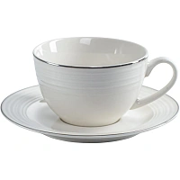 Чайная пара FIESTA белый 220мл